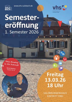 Semesterer&ouml;ffnung vhs 1. Semester 2026