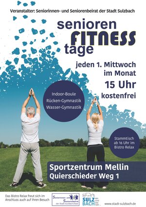 Plakat Senioren-Fitness-Tage 2026