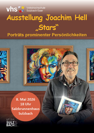 Plakat zur Ausstellung von Joachim Hell
