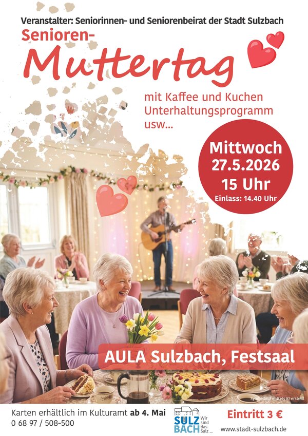 Bild vergr&ouml;&szlig;ern: Plakat zum Senioren-Muttertag