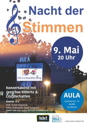 Plakat zu Nacht der Stimmen 2026