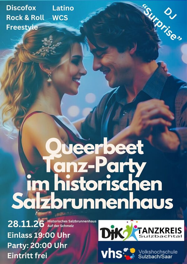 Bild vergr&ouml;&szlig;ern: Plakat Queerbeet Tanz-Party