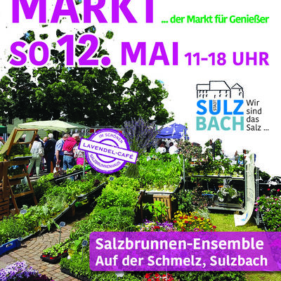 Plakat Salz- und Kräutermarkt